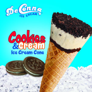 cookies n cream ice cream cone
