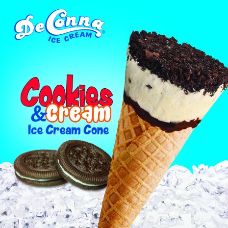 cookies n cream ice cream cone