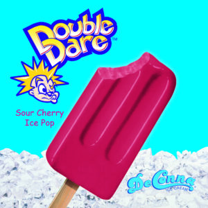 Sour Cherry Ice Cream Pop