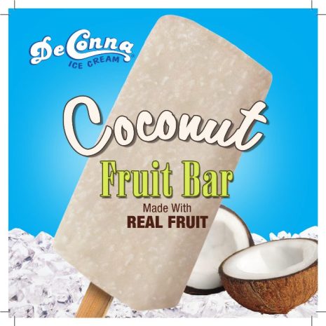 Coconut Fruit Popsicle