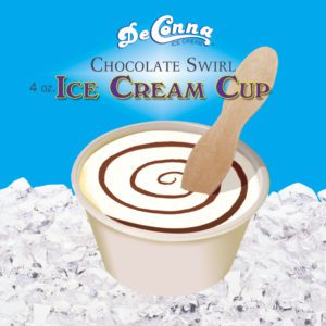 Chocolate Swirl Ice Cream Cup