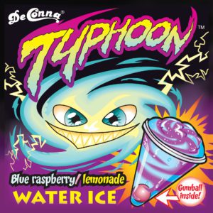 Blue Raspberry Lemonade Typhoon Ice Cream Cone
