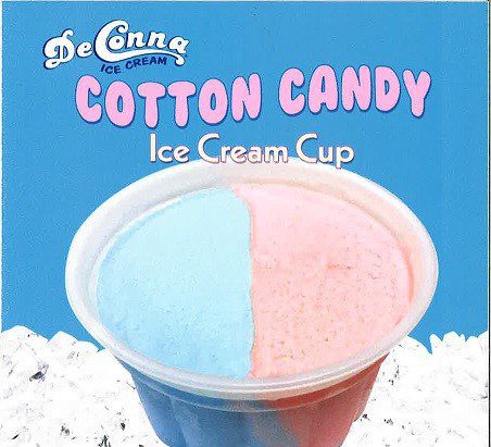 Cotton Candy Ice Cream Cup