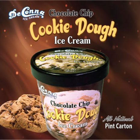 Chocolate chip cookie dough ice cream pint