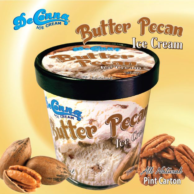 butter pecan ice cream pint