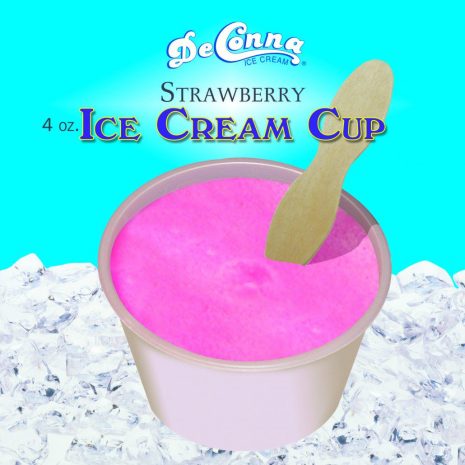 strawberry ice cream cup