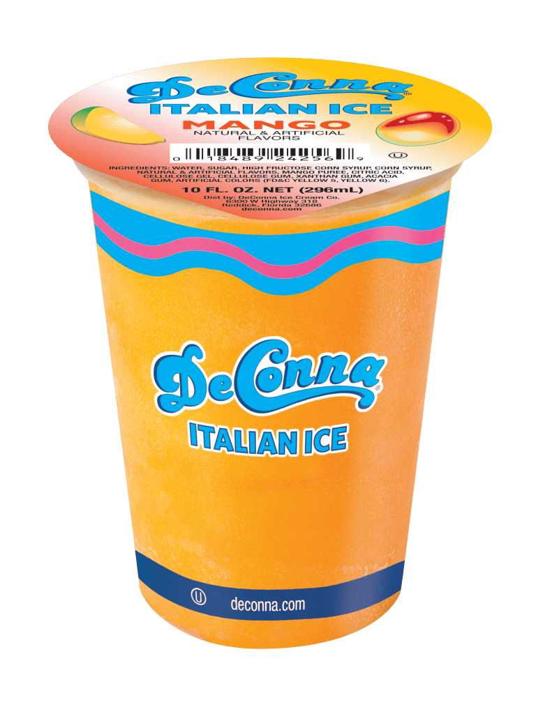 Mango Italian Ice Cup