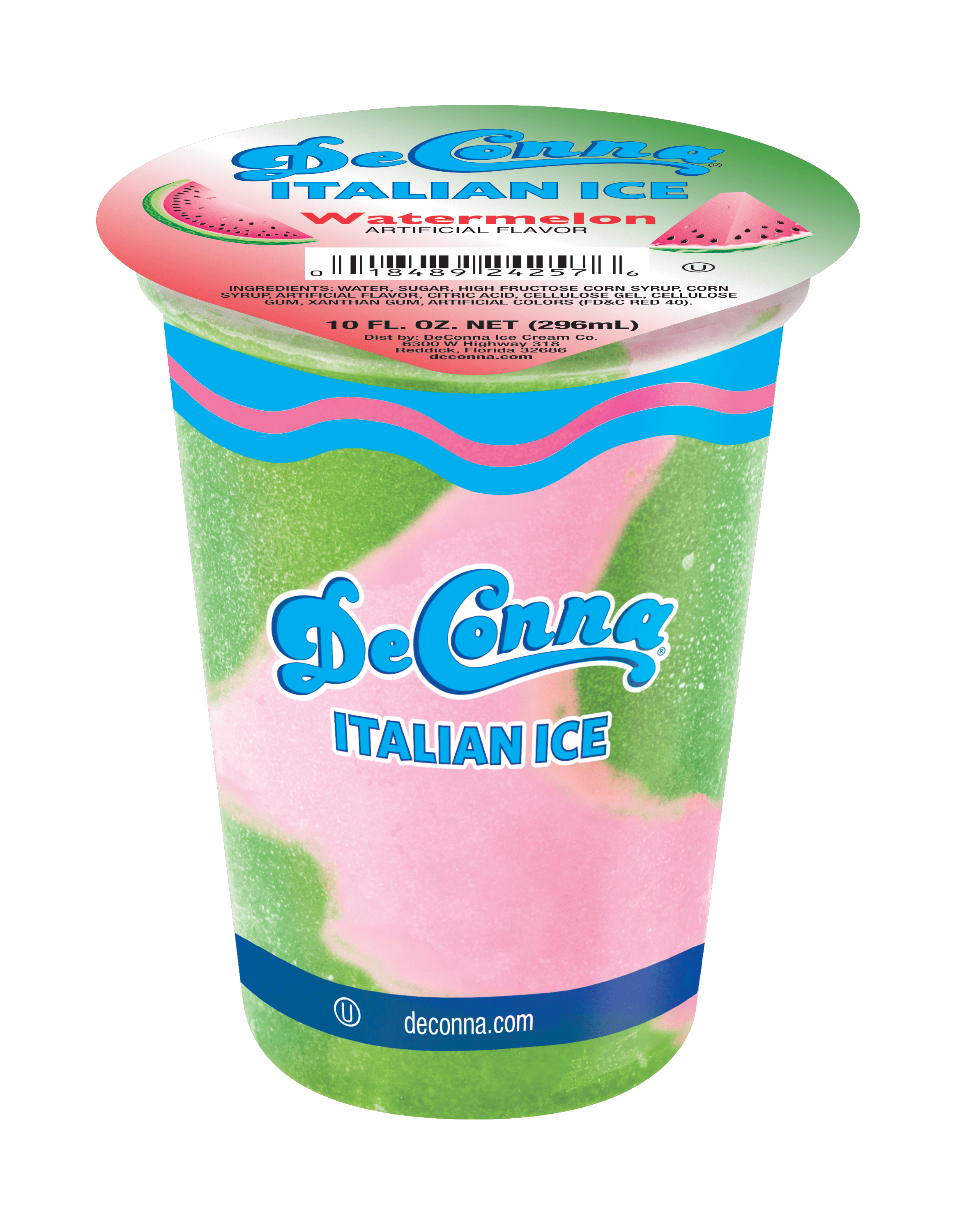 watermelon italian ice cup