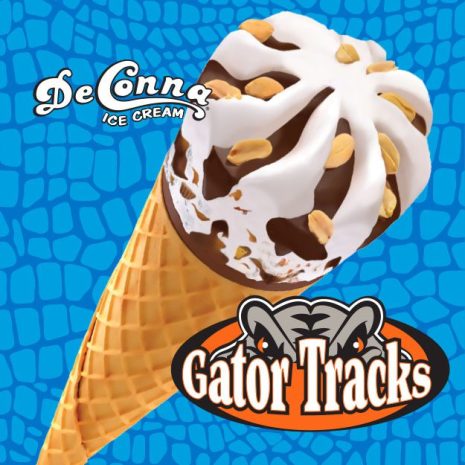 Gator Track Ice Cream Cone