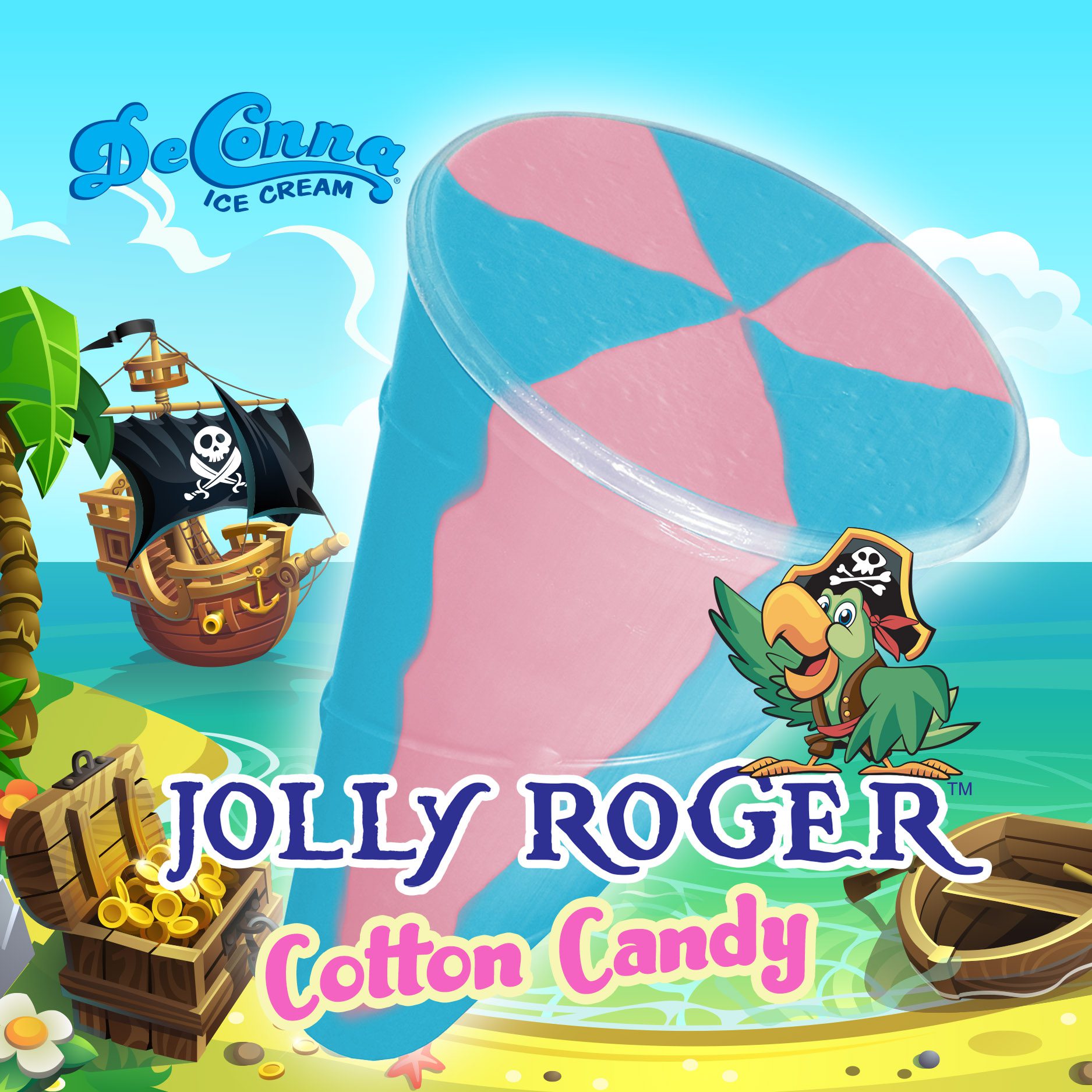Jolly Roger Cotton Candy