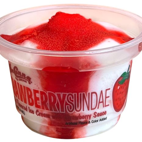 Strawberry sundae cup