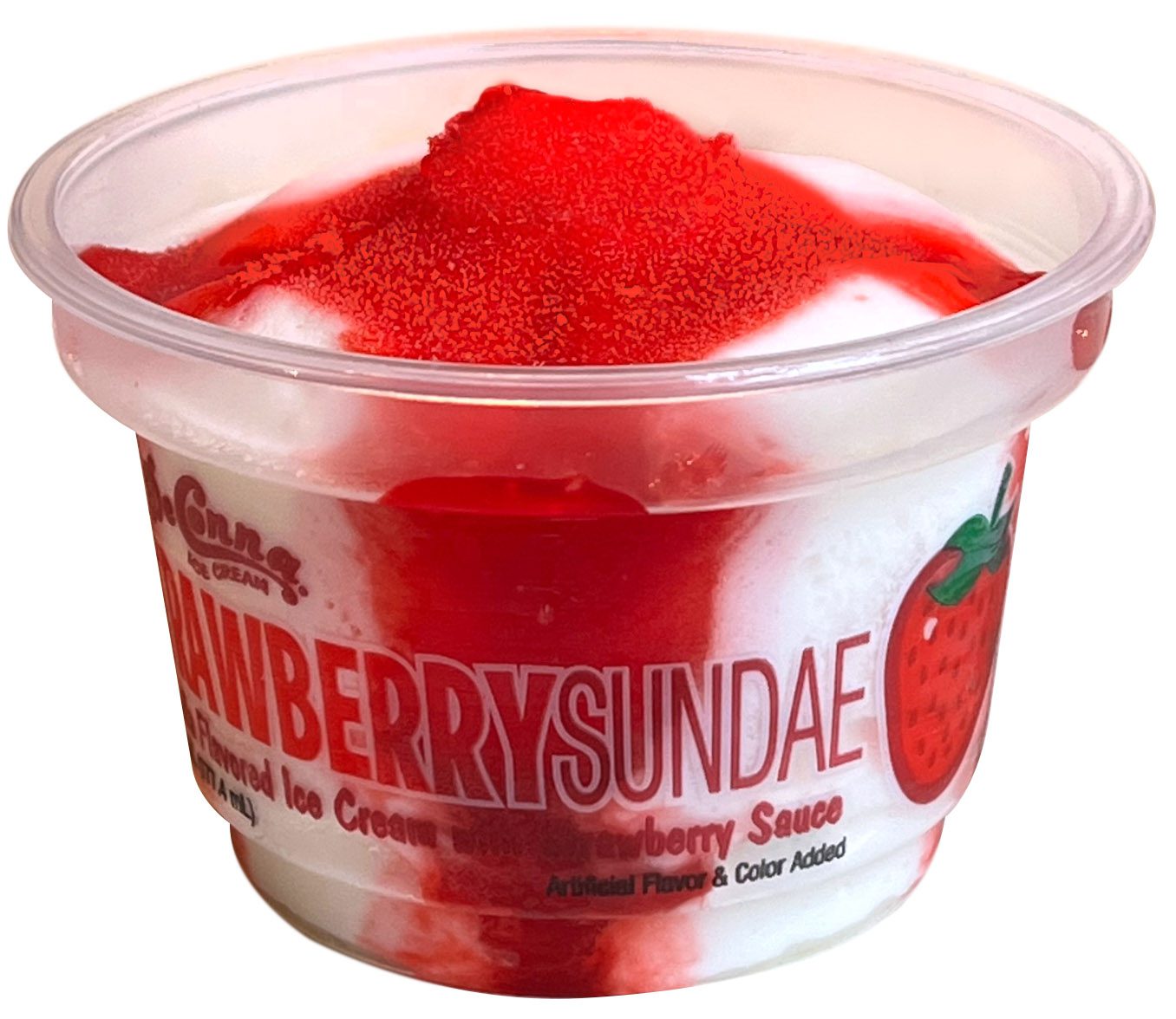 Strawberry sundae cup
