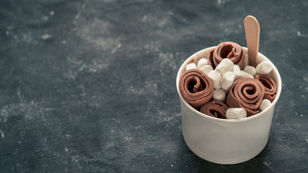 Rolled ice cream