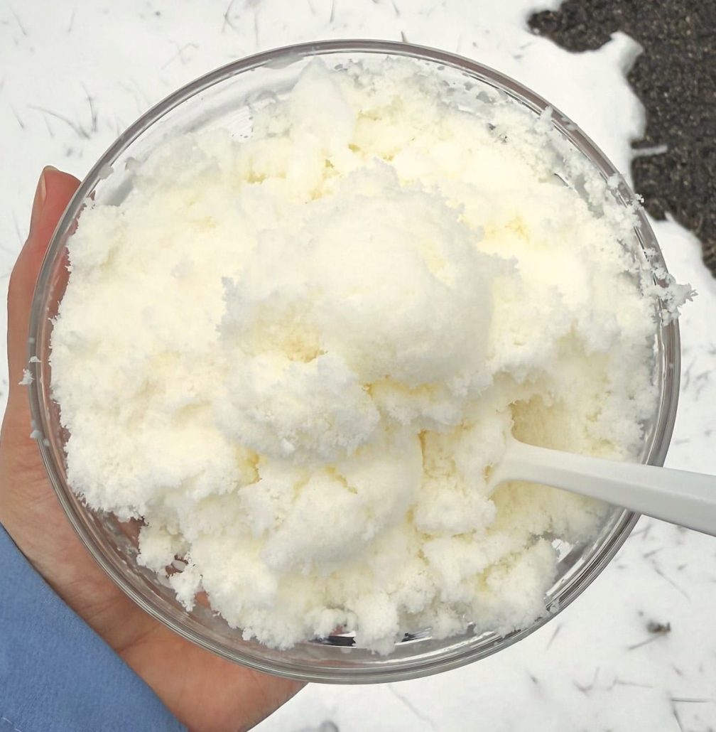 snow ice cream